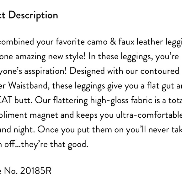 Spanx Faux Leather Camo Leggings - Picture 2 of 6